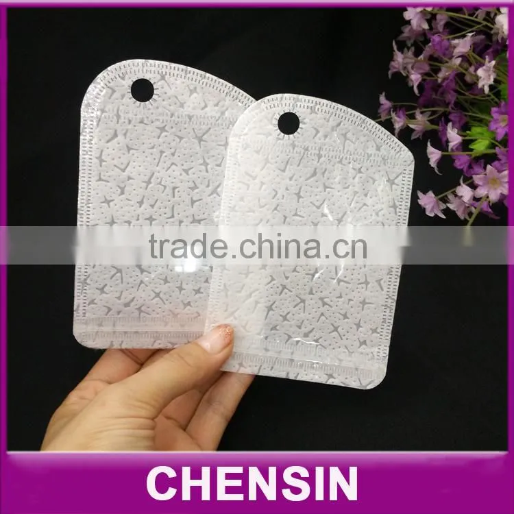 8.5*13cm(3.35*5.1")accessories zip pouch/pvc small bag/plastic packaging sleeve/poly bag
