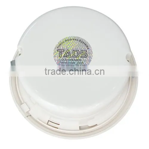 Public Address System 6.5 Inch Bass Round Fabric Ceiling Speaker