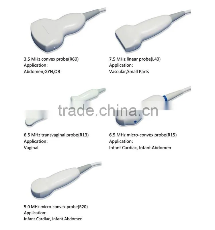 Portable echography machine/4D laptop ultrasound scanner