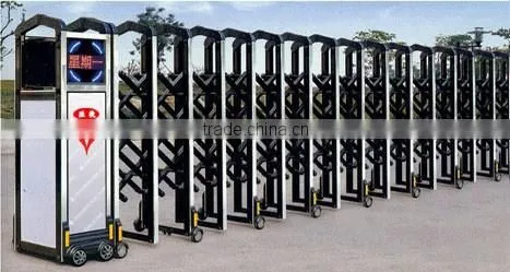 Electric retractable door