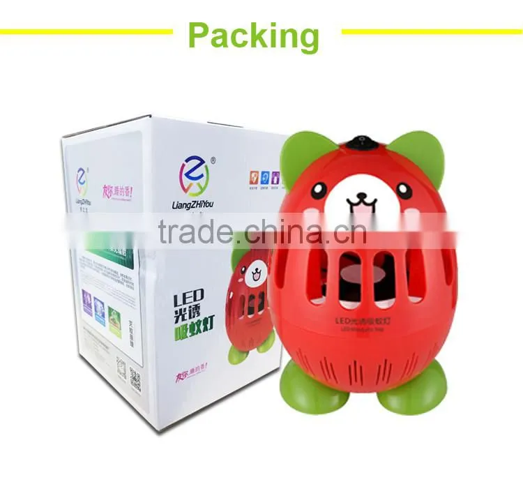 Energy saving hot sale small size led mosquito trap in lovely animal design