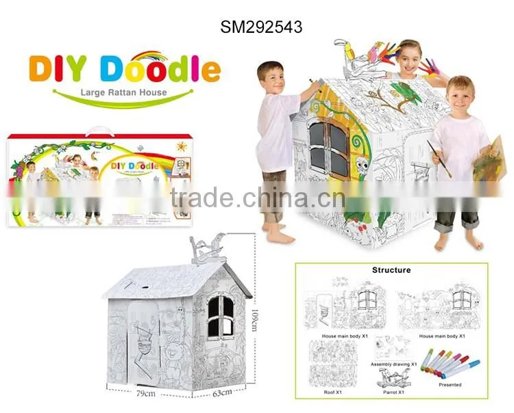 Promotional school Intelligent paper diy kids drawing sets