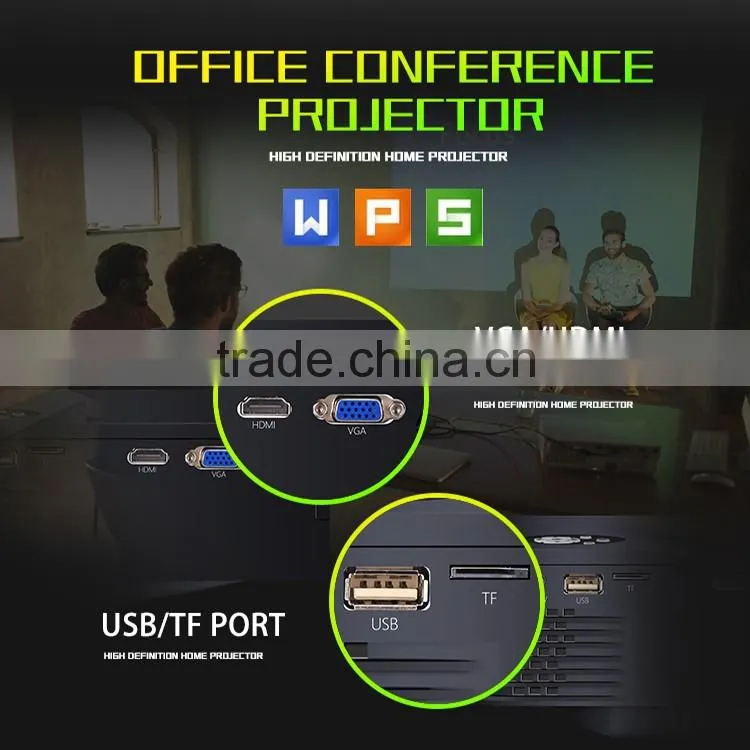Wholesale 1800Lumens Cheap Mini LED 1080p HD Projector S320 Smart Outdoor Used Projectors Screens