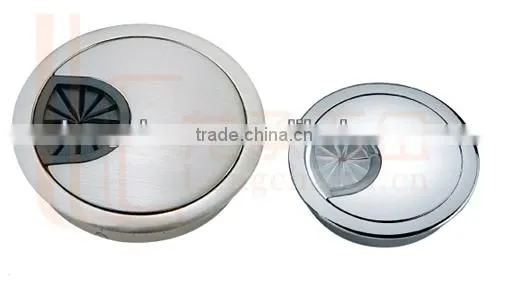 Zinc Alloy Desk Round Cable Grommet For Desk