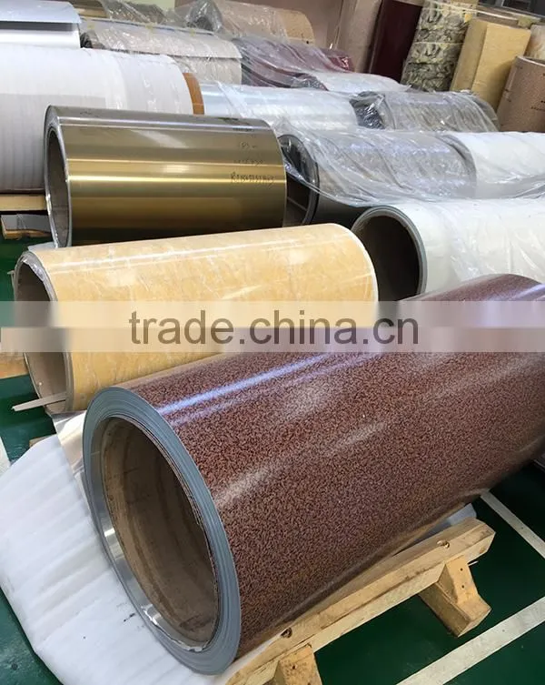 Alibaba wholesale 5052 thin pe coated color prepainted aluminum coil