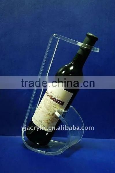 Transparent acrylic wine rack