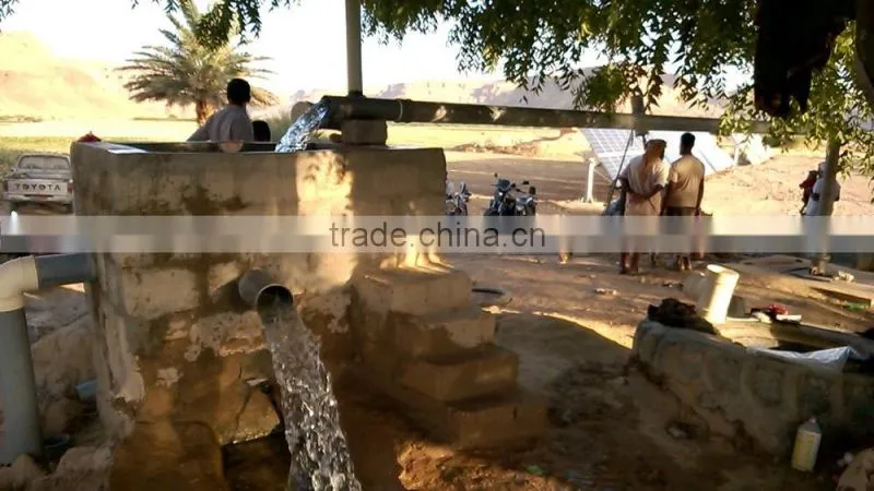 1.1KW Solar water pumping systems for factory garden