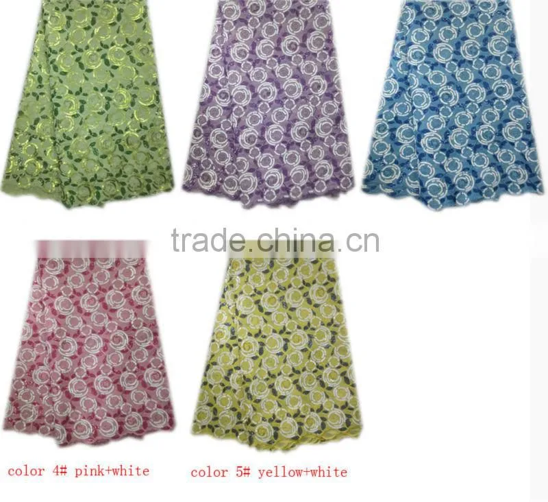 Big promotion for Christmas!! African french lace swiss lace fabrics french organza lace