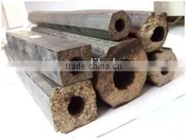 Wood briquette stick making machine