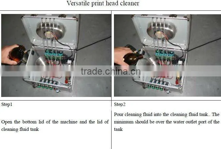 Konica 512 / 42pl printhead cleaning machine