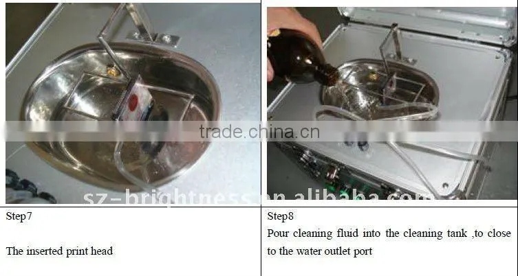 Konica 512 / 42pl printhead cleaning machine