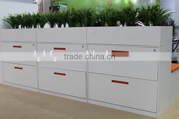 A4 B4 FC 900W white 2 drawer CKD steel lateral file cabinet