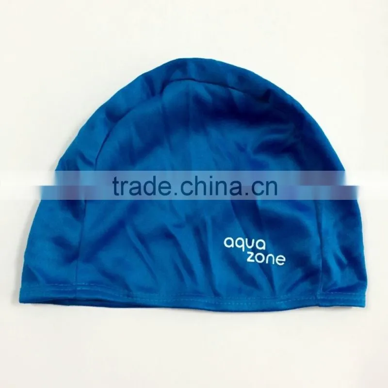 Fabric Polyester Swim Cap cheapest Swiming cap