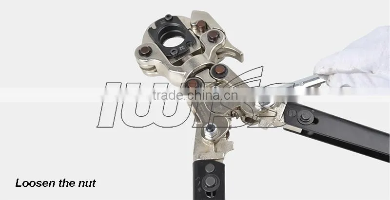 IWS-1632A Multi-azimuth Pipe Pressing Tools for PAP&PEX&Copper pipe fittings
