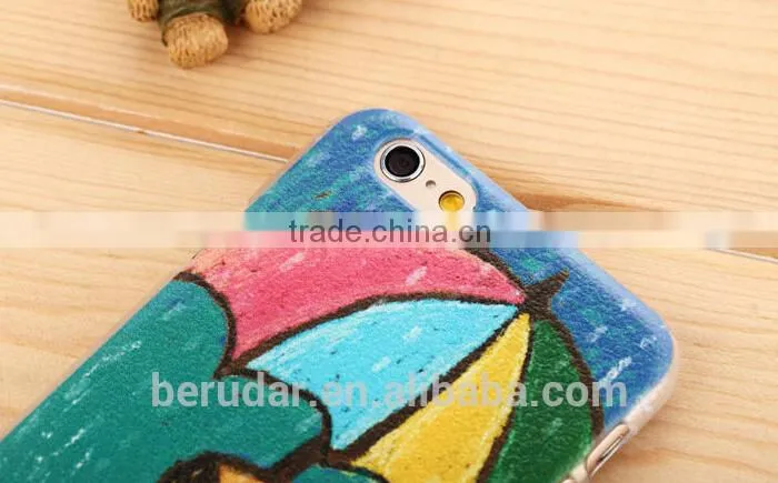 Customized unpolished case for iphone 6 plus