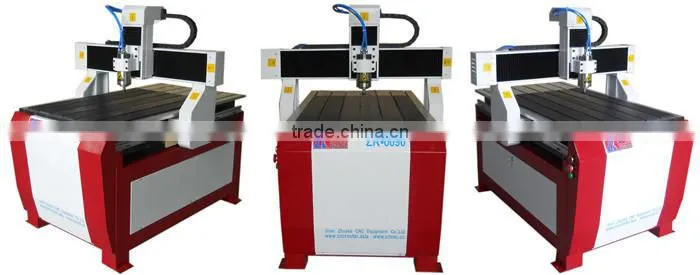 Lower price Artcam design software 1.5kw spindle metal cnc cutting engraving machine 6090