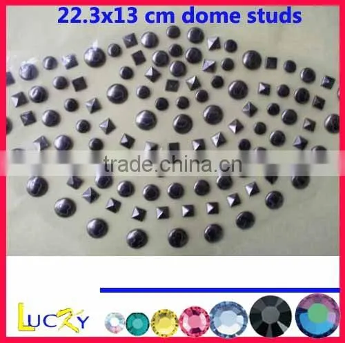 hot fix rhinestuds, hot fix convex dome,hot fix dome