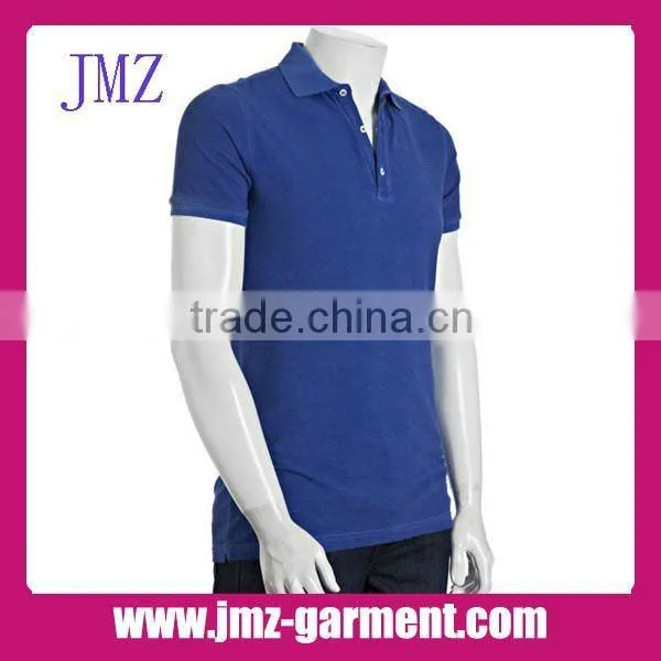 Pocket design 100% jersey cotton polo t shirt for men