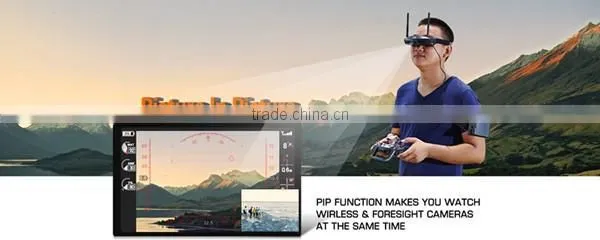 H1918 New Arrival Flysight SPX01 Picture in Picture FPV Goggles with Charger & Battery and Power Supply