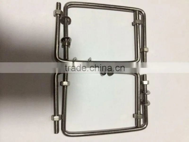 Stainless steel stamping u bolt with nut