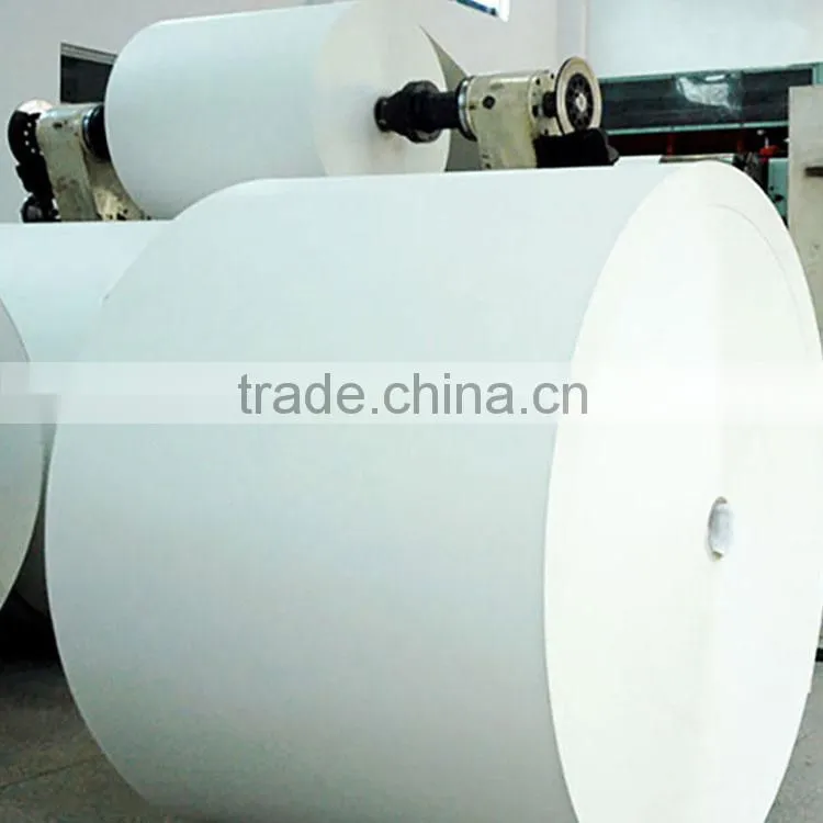 glossy double art paper roll for wholesale