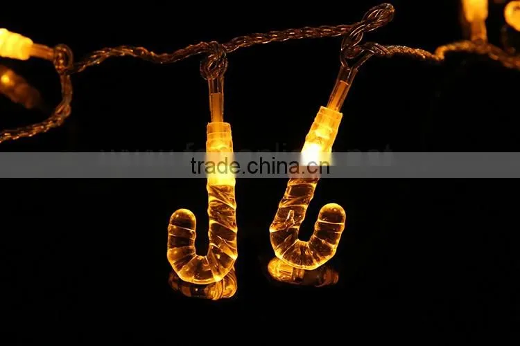TZFEITIAN CE ROHS approval warm white candy cane christmas light for outdoor decoration