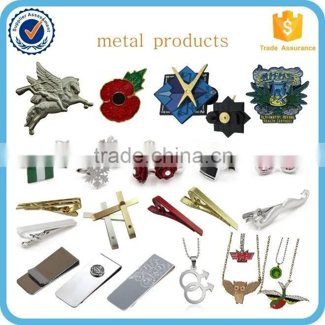 Wholesale high quality blank gold metal money clip