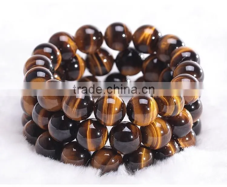 natural tiger eye rainbow bracelet for healing crystal crafts bracelet