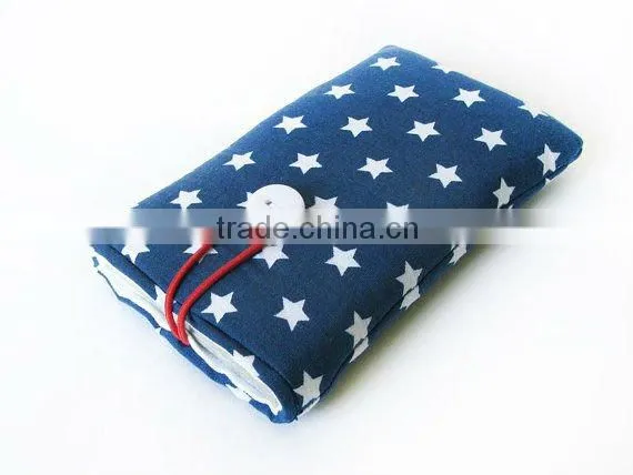 Cotton fabric pouch for iphone ,carmera