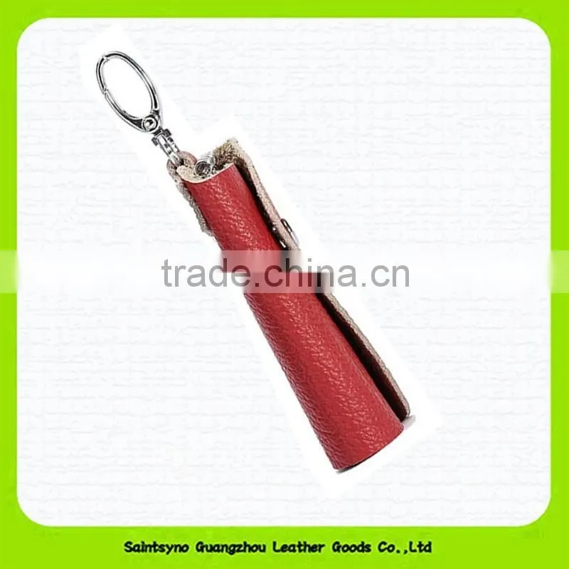 15099 Customer logo genuine leather key holder organizer