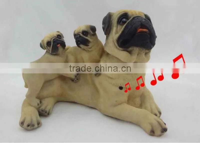 polyresin shake head figurine music toy