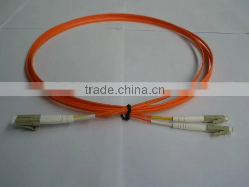 High Quality OM1/OM2 Multimode Duplex LC/UPC-LC/UPC Fiber Patch cord,lc 50/125 Patch cord fiber optic