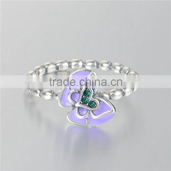 Fashion Jewellery Color Enamel Ladies Finger Rings