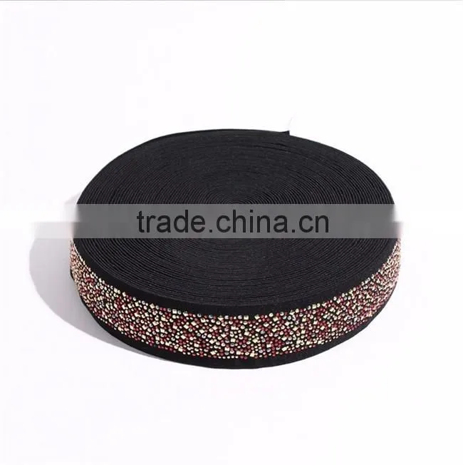 Wholesale Elastic Band With Rhinestones