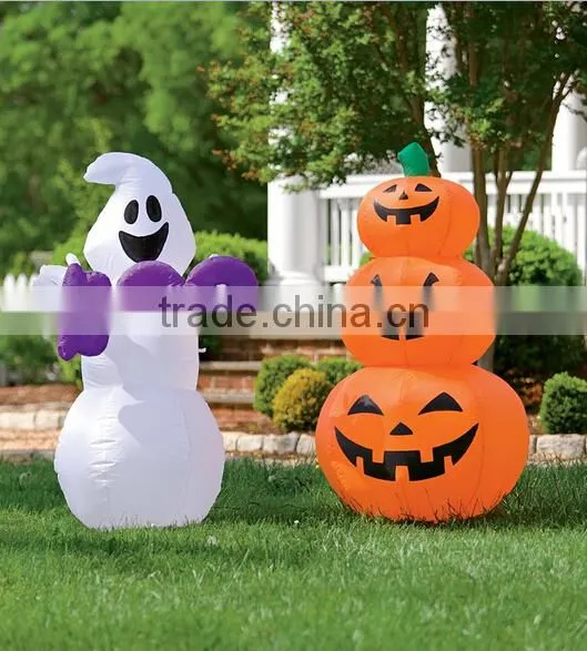 Halloween Decoration Inflatable Ghost with Pumpkin