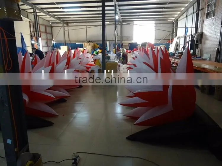 Big Inflatable Red Flower for Wedding Decoration