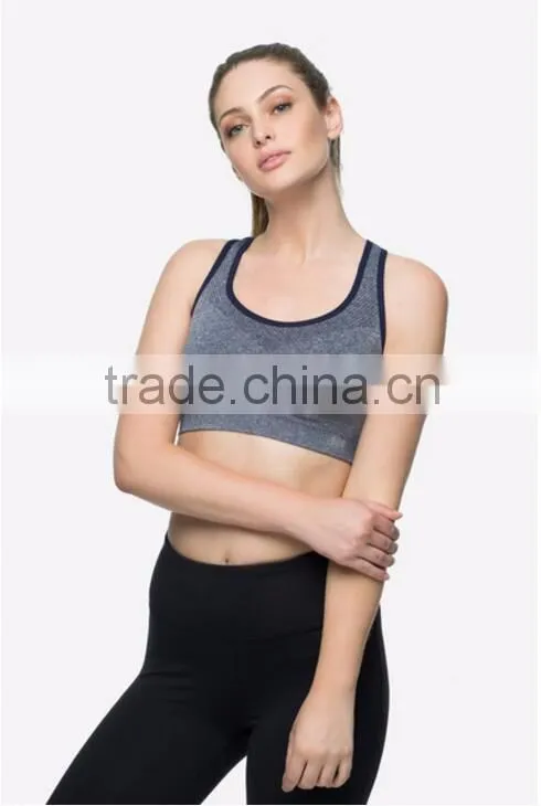 OEM Order Second Skin 4 Way Stretch Seamless Fitness Wear Sports Bra