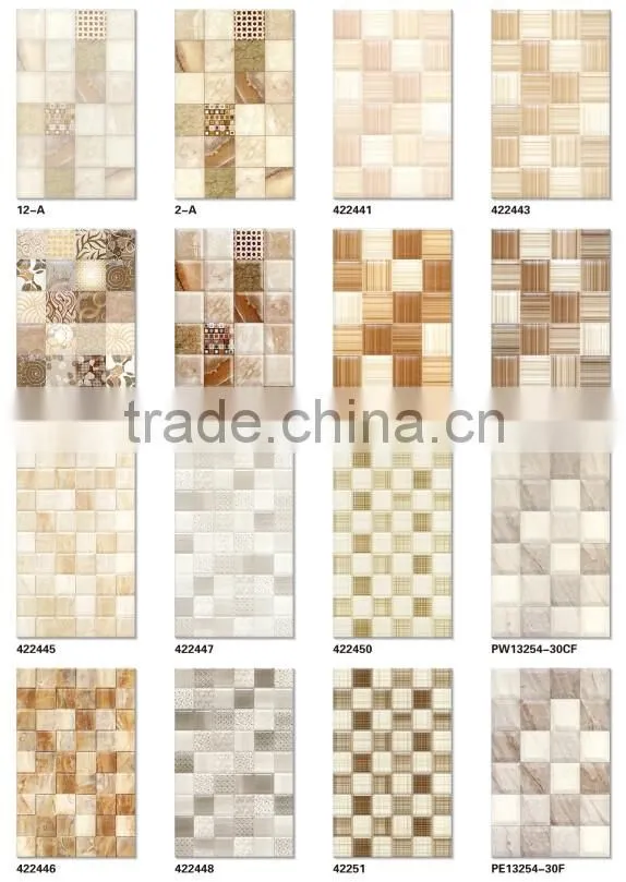inkjet 250 x 400 mm wall ceramic tile specification