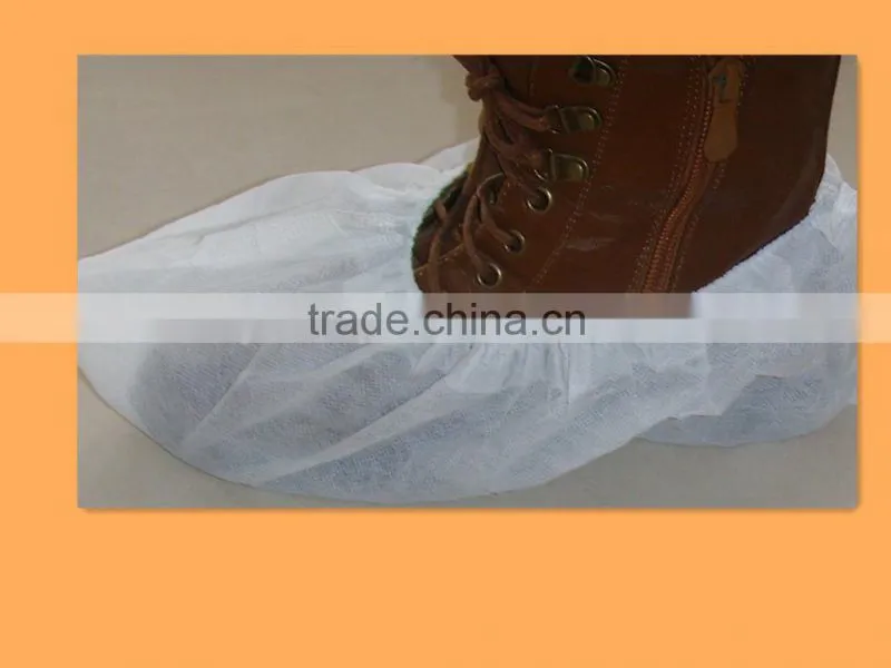 White color wholesale disposable nonwoven shoe cover