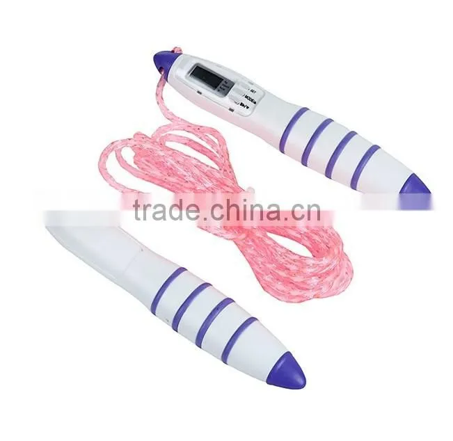 Electric LCD Calorie Jump Rope, Fitness Sports Digital LCD Calorie Counter Timer Jumping Rope