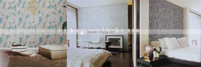 pvc wallcovering, wallpaper/wall paper modern for home walls