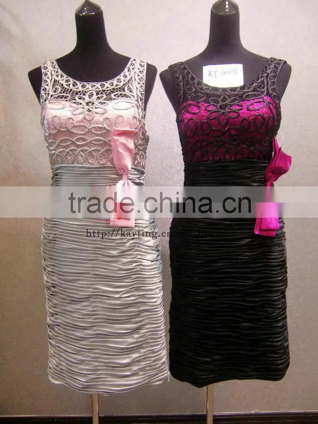 Formal ruffle handmade cheap evening dresses