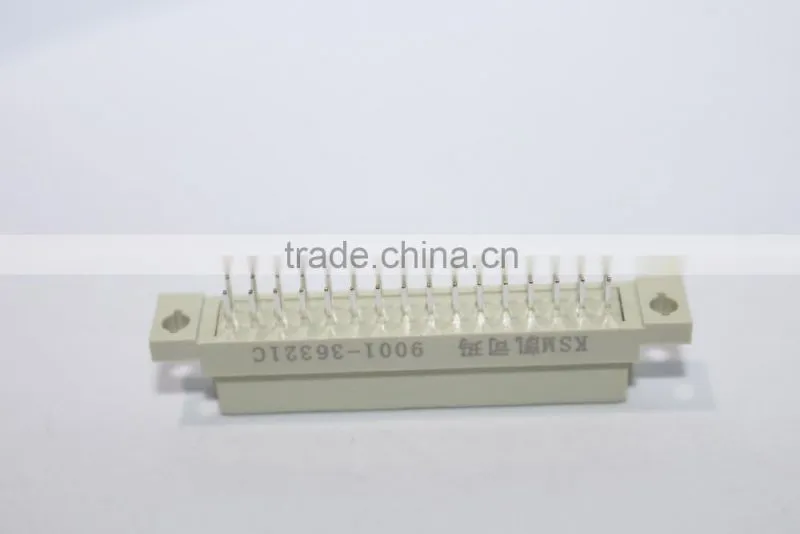Eurocard connector female v/t 2 row 32 pin