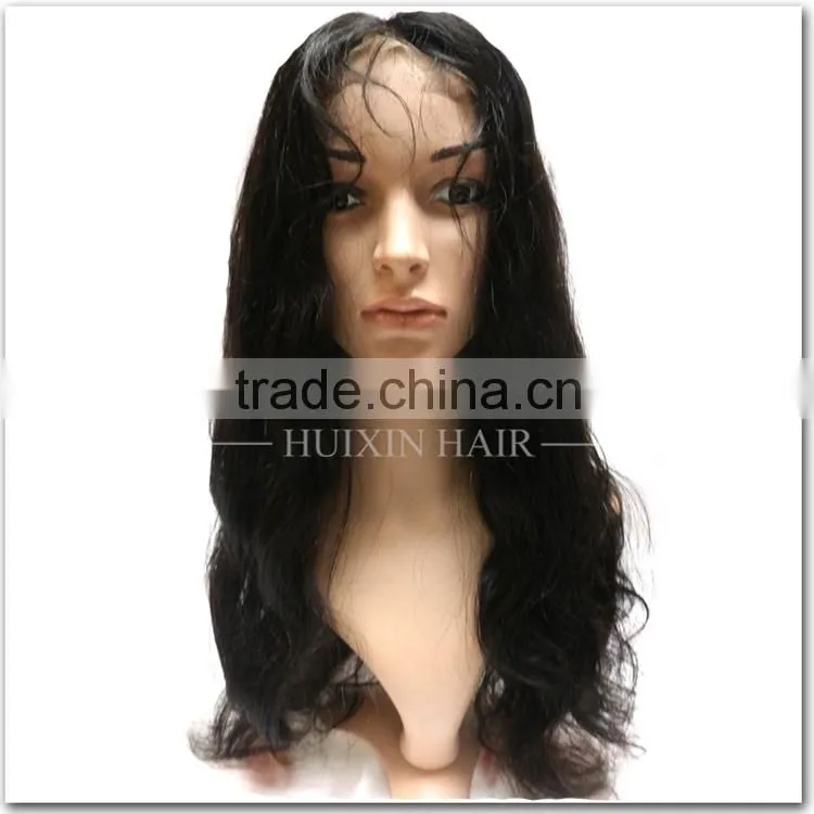 Natural Looking Virgin brazilian hair lace front wig 100% human hair full lace wig with baby hair