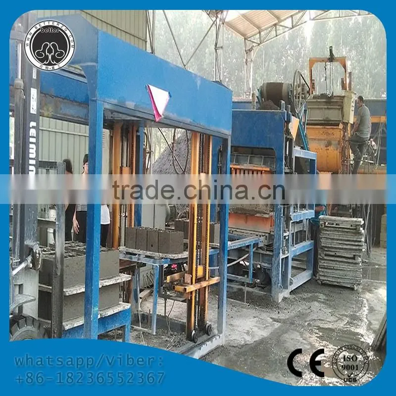 Henan Better concrete international block machines pressure brick machine QT4-15