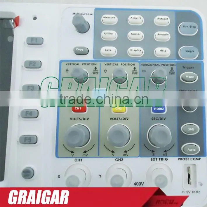 OWON SDS8302 digital oscilloscope 2 + 1 channel and 300MHz ,2.5GS/s