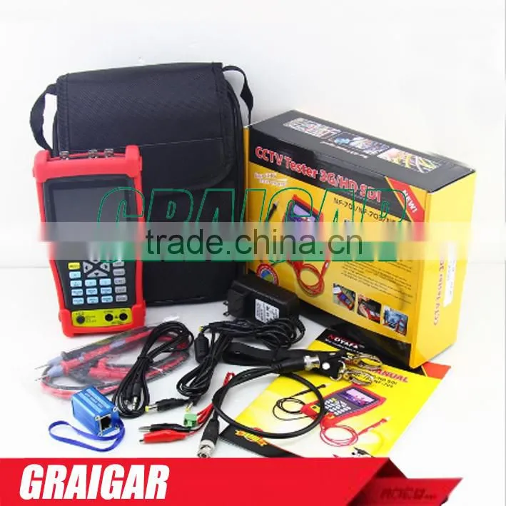 Project monitoring tester NOYAFA NF-705 Video signal generation and analysis CCTV Camera Test Monitor Portable