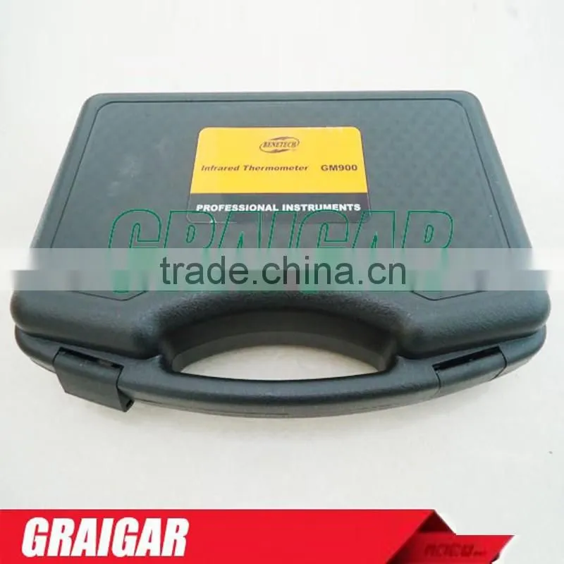 GM900 Non-Contact 12:1 LCD display IR Infrared Digital Temperature Gun Thermometer -50~900C (-58~1652F) 0.1~1.00 adjustable