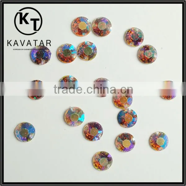 AB Color Sew On Flatback Resin Rhinestones Embellishment