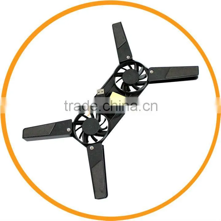 Portable 2 Fans USB Cooler pad from Dailyetech